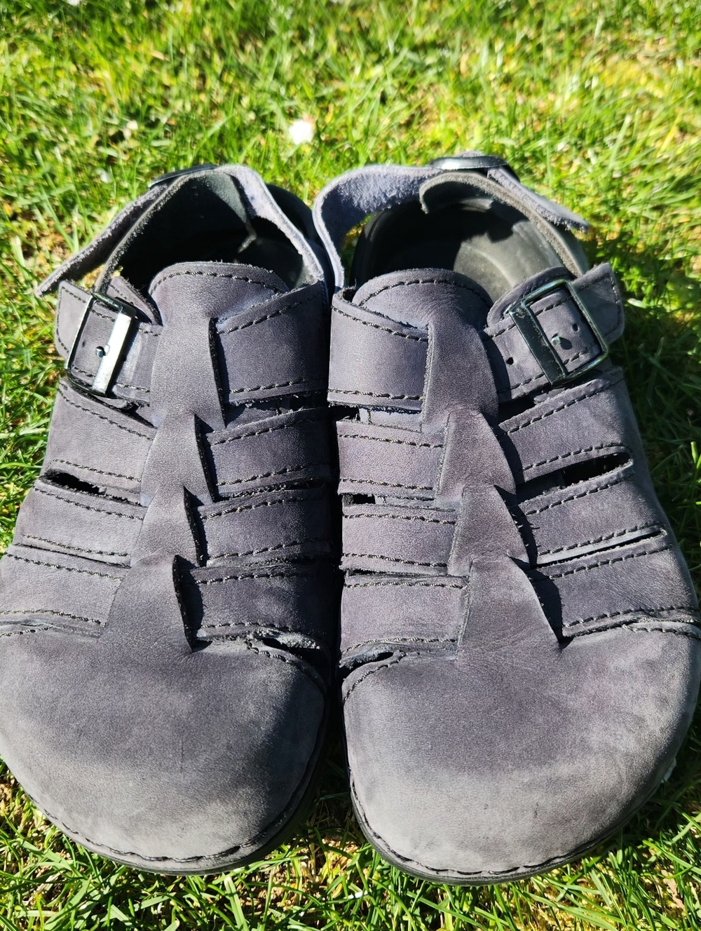 Tatami by Birkenstock black leather clogs mules